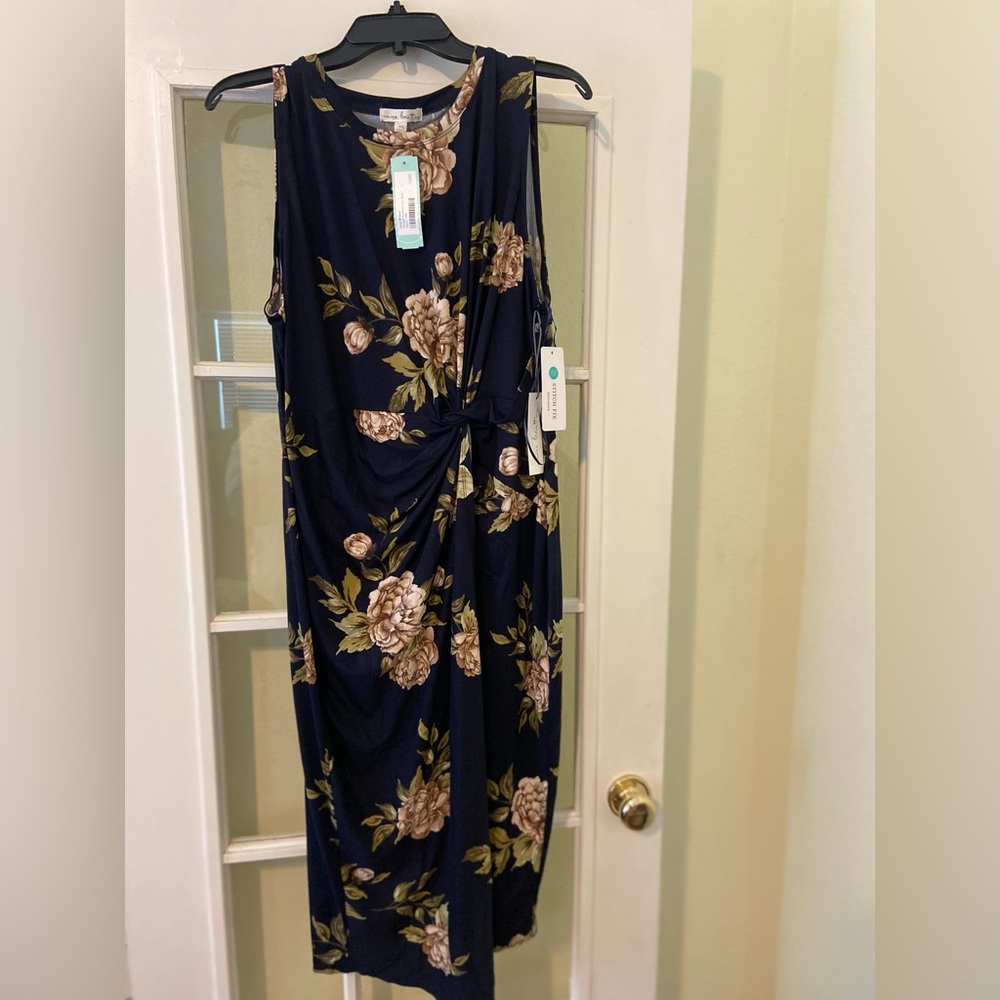Nine Britton Floral Knit Dress-size 16